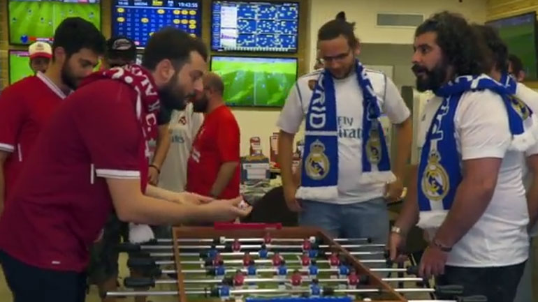 «Πρόβα» τελικού Champions League σε πρακτορείο ΟΠΑΠ