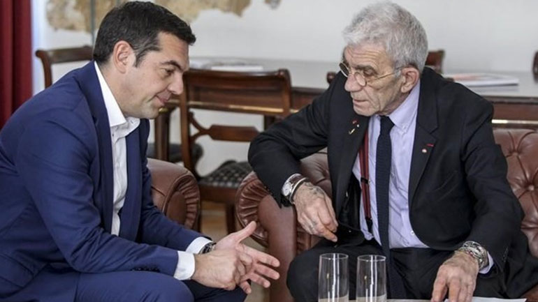 Σε εξέλιξη η συνάντηση του πρωθυπουργού Αλέξη Τσίπρα με τον δήμαρχο Γιάννη Μπουτάρη