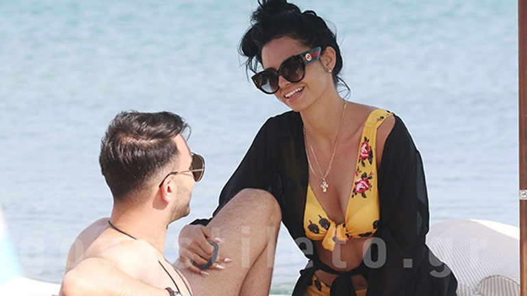 Δήμητρα Αλεξανδράκη & Δημήτρης Μηλιώνης: Ζουν τον έρωτα τους κάτω από τον ήλιο της Μυκόνου!