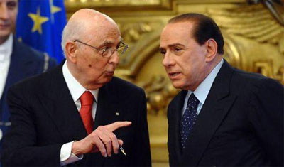 Ναπολιτάνο - Μπερλουσκόνι