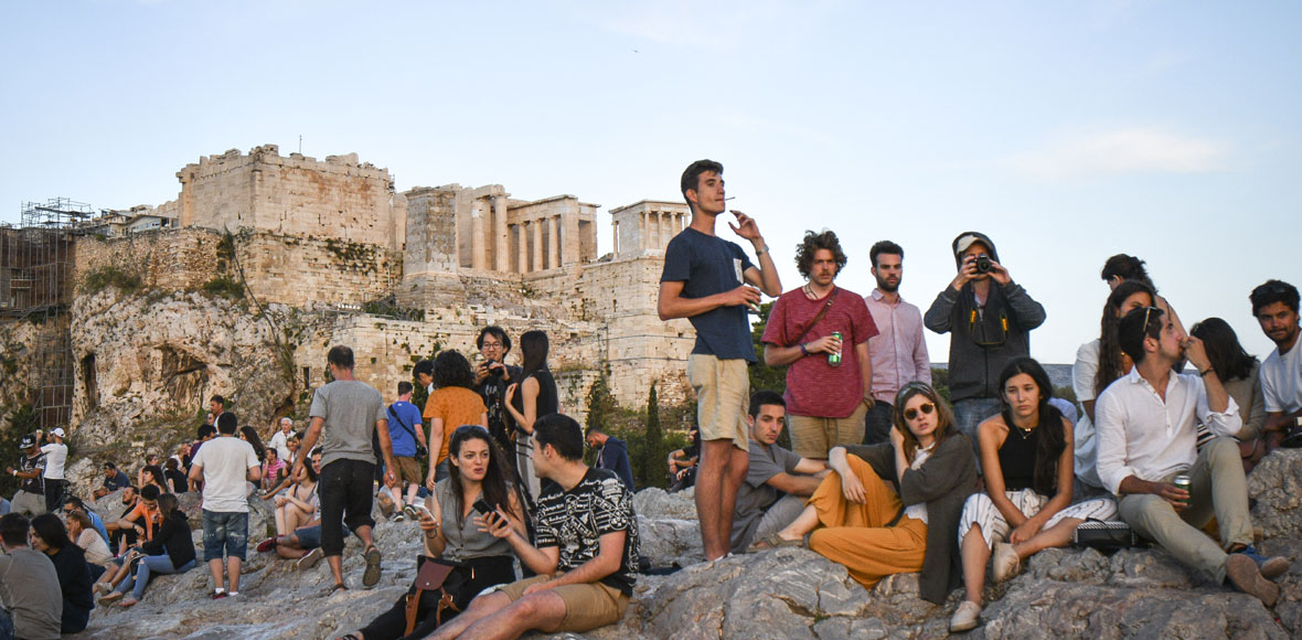 Αθηναϊκό ηλιοβασίλεμα