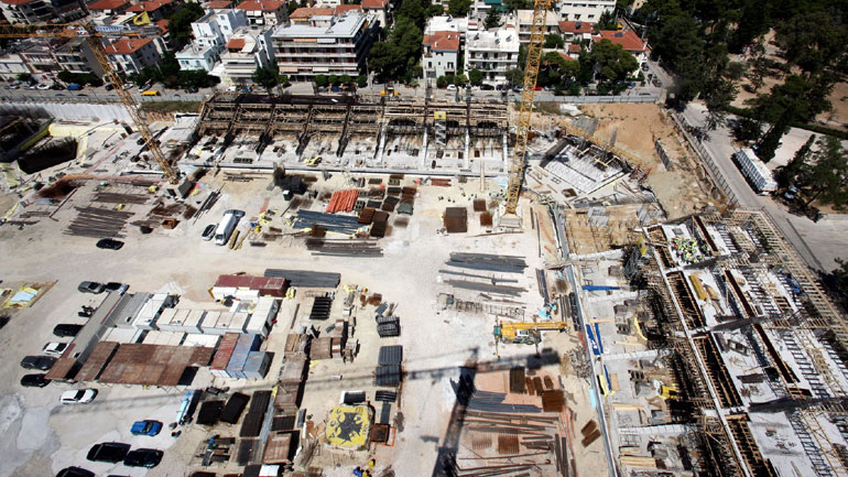 ΑΕΚ: Εντυπωσιακές εικόνες από το εργοτάξιο της «Αγιάς Σοφιάς»