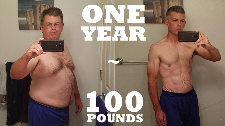Η εντυπωσιακή αλλαγή στο σώμα ενός άνδρα μέσα σε 1 χρόνο