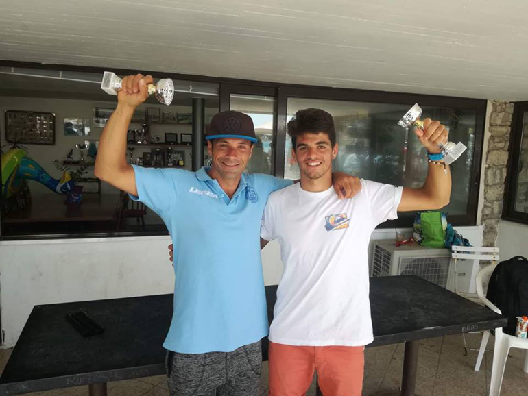 Γιώργος Φράγκος (αριστερά) και Λεωνίδας Τσορτανίδης...