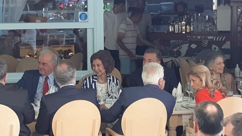 Γεύμα προς τιμήν της Βασιλομήτορος της Ισπανίας Σοφίας