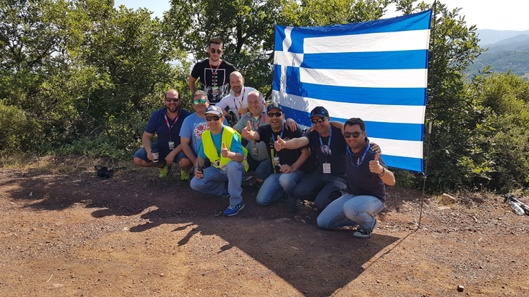 Η καλή παρέα και το κέφι σε ένα ράλι Ακρόπολις είναι συστατικό για να περάσεις καλά. Στην φωτογραφία με φίλους των αγώνων και όχι μόνο... 
