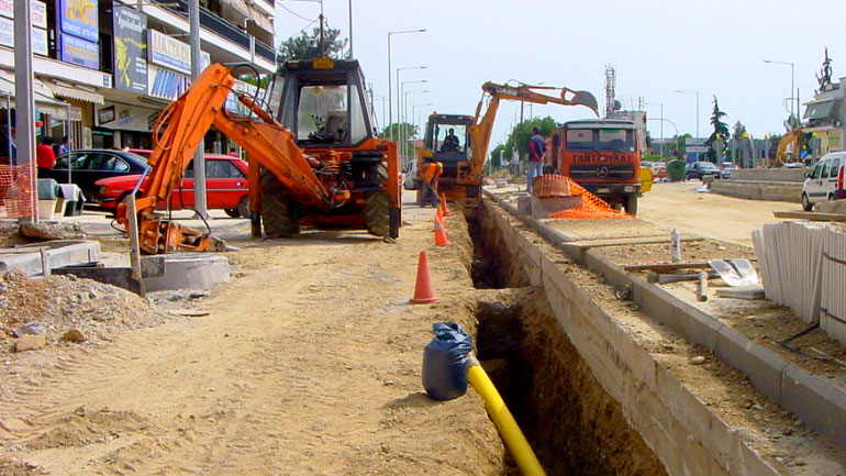 Κατασκευή δικτύων φυσικού αερίου σε 18 πόλεις της Μακεδονίας, της Θράκης και της Στερεάς Ελλάδας