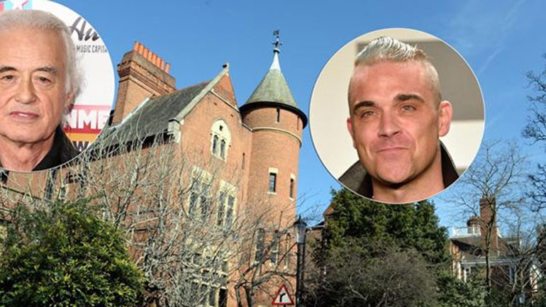 «Τρώγονται» για μια πισίνα οι γείτονες Jimmy Page και Robbie Williams