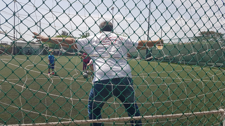 Παίζει δυνατή.... μπάλα το αυτοκινητοδρόμιο της πόλης των Σερρών!!!