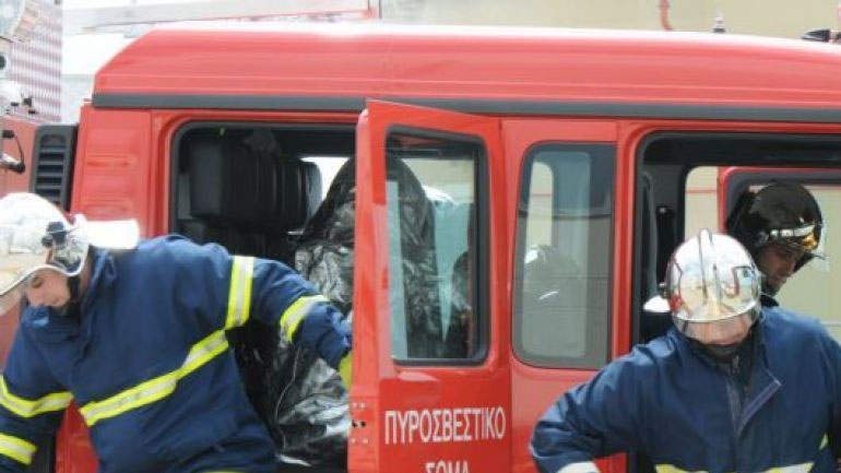 Πυρκαγιά στην Παλαιά Εθνική Οδό Θεσσαλονίκης- Βεροίας