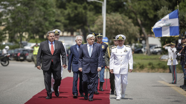 Επίσκεψη του Προέδρου της Δημοκρατίας στο Υπουργείο Εθνικής Άμυνας