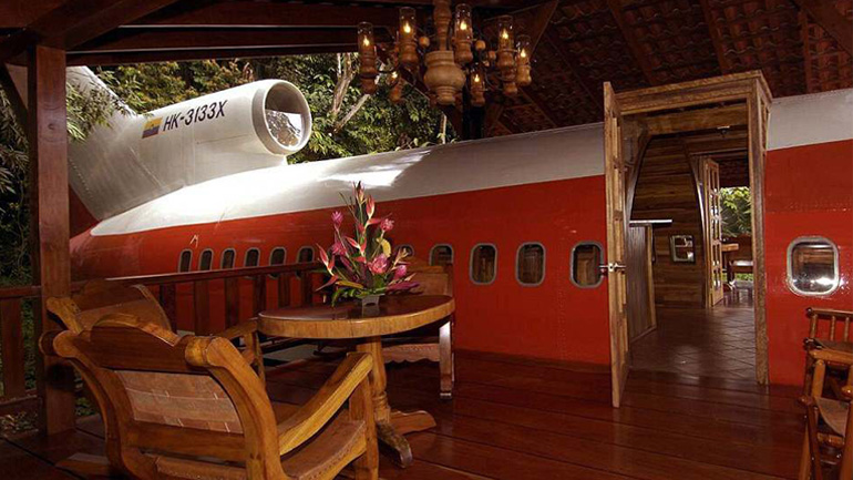 Ξενοδοχεία μέσα σε αεροπλάνα και ελικόπτερα!