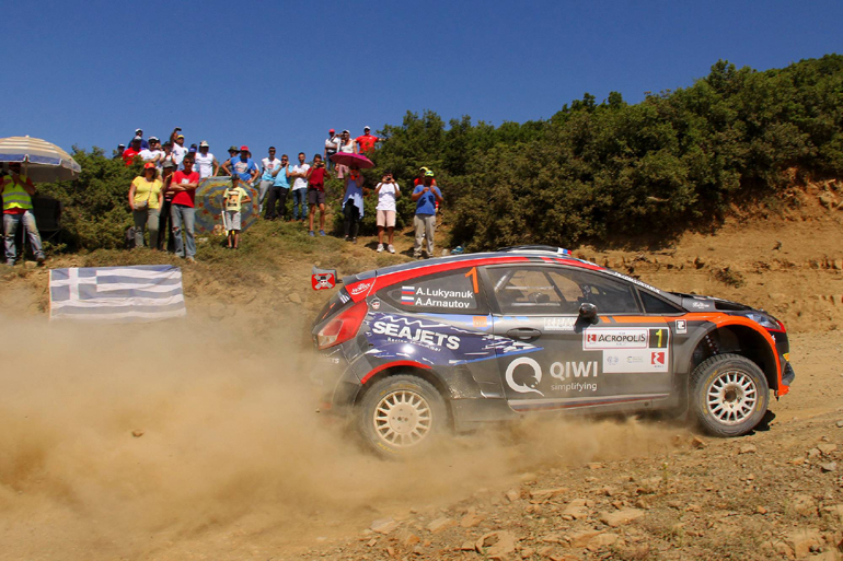 Ο πρωτοπόρος στη βαθμολογία του ευρωπαϊκού πρωταθλήματος ράλι ERC, Alexey Lukyanuk, τρέχει και αυτός με ελληνική χορηγία...