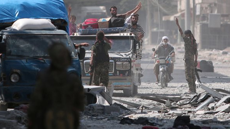 Αποχωρούν από τη Μανμπίτζ οι Κούρδοι της Συρίας