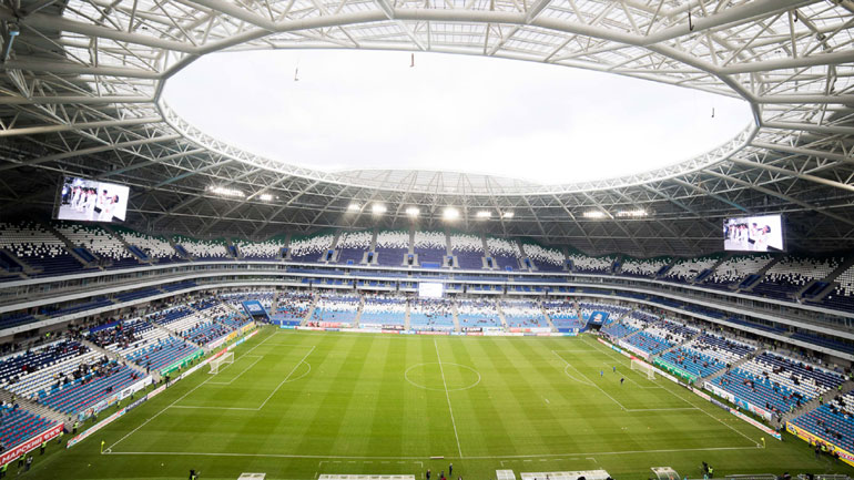 Η κατασκευή της Samara Arena (44.918) ολοκληρώθηκε η κατασκευή της το 2017. Το κόστος της ανήλθε περίπου στα 370 εκατ. δολάρια και αναμένεται να είναι η νέα έδρα της Krylia Sovetov. Θα φιλοξενήσει παιχνίδια των ομίλων, παιχνίδι της φάσης των «16», αλλά και των προημιτελικών.