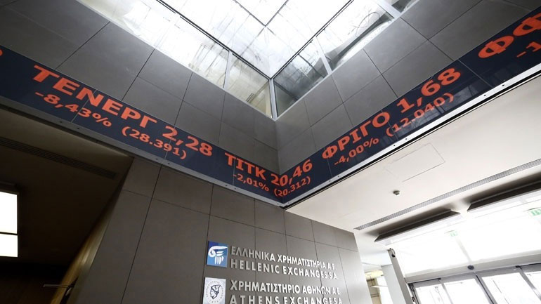Πτωτικές τάσεις στο Χρηματιστήριο Αθηνών