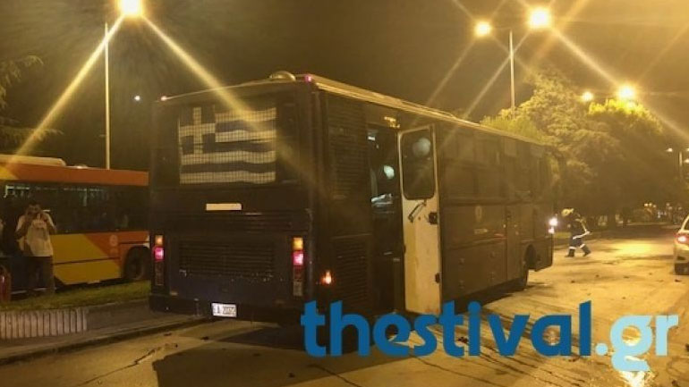 Ανάληψη ευθύνης για την επίθεση κατά των ΜΑΤ στη Θεσσαλονίκη