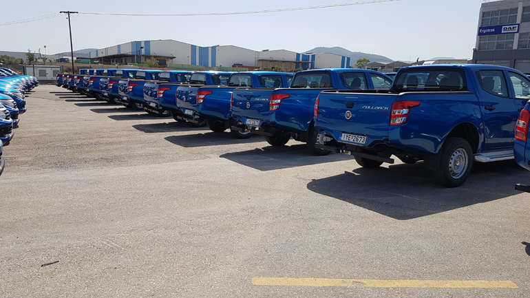 Το ιταλικό pick up από πίσω...