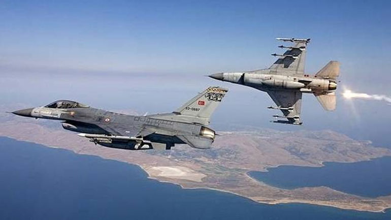 Πτήσεις τουρκικών αεροσκαφών πάνω από τους Ανθρωποφάγους και τους Φούρνους