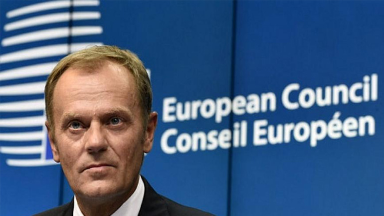 Ο Ντόναλντ Τουσκ κατηγορεί τον Τραμπ ότι “περιφρονεί” την παγκόσμια τάξη