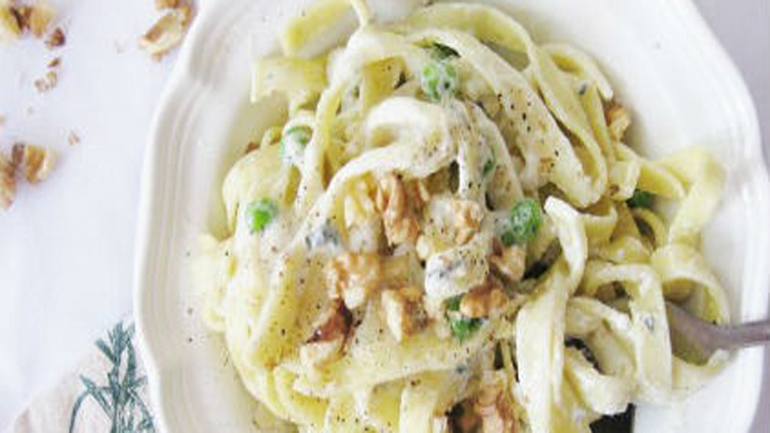 Ταλιατέλες με ροκφόρ και κρέμα γάλακτος