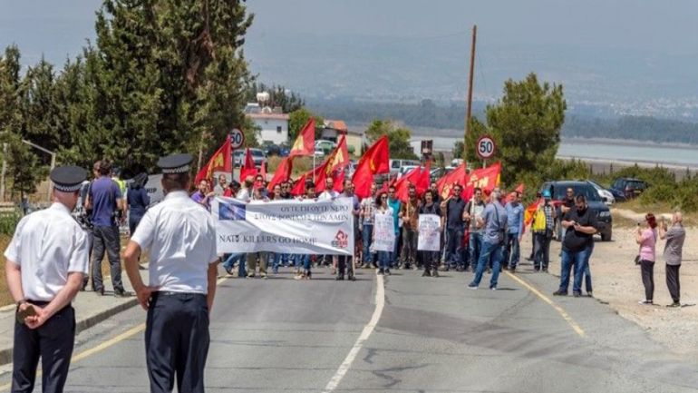 Κύπρος: Πορεία για απομάκρυνση των βρετανικών βάσεων