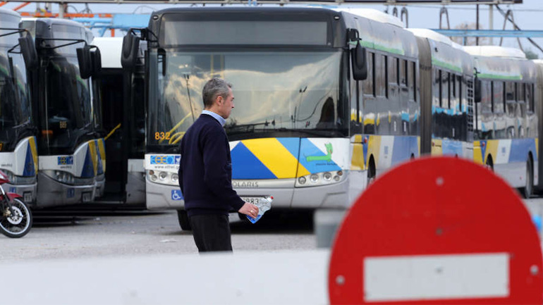 Στάση εργασίας στα λεωφορεία την Πέμπτη