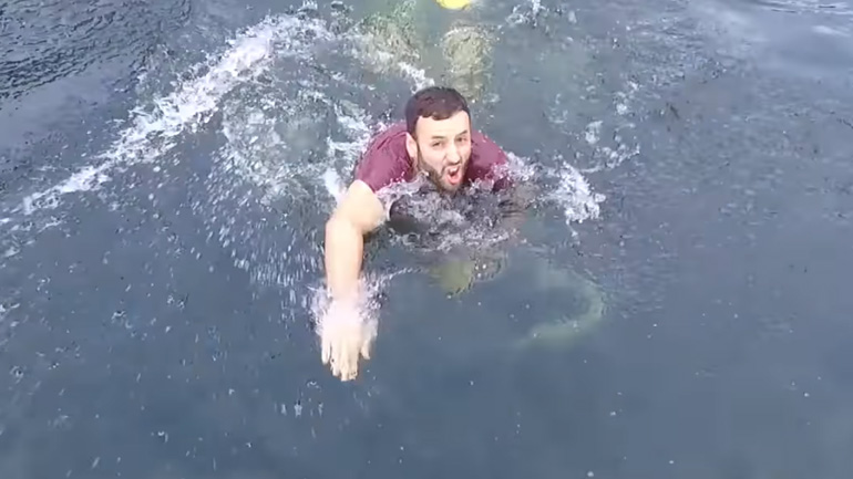 Έσωσε το drone του τελευταία στιγμή