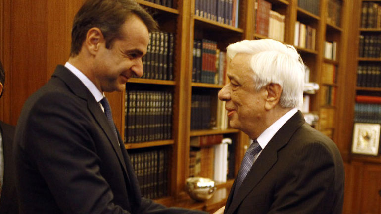 Το πρωί της Τετάρτης η συνάντηση Παυλόπουλου – Μητσοτάκη