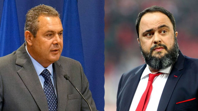 Έμμεση αλλά ξεκάθαρη επίθεση Καμμένου κατά Μαρινάκη