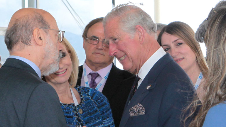 Συνάντηση του πρίγκιπα Καρόλου με τον Πρόεδρο του Εκπαιδευτικού Ομίλου New York College