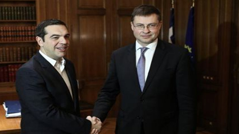 Συνάντηση Τσίπρα-Ντομπρόβσκις αύριο το πρωί