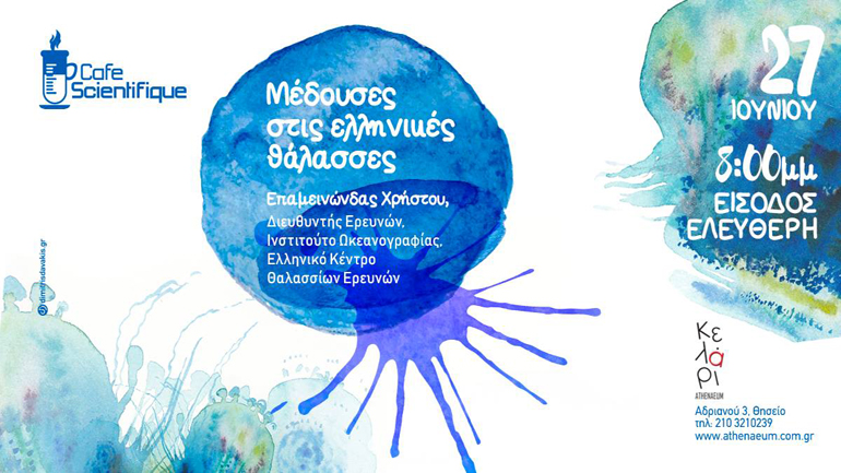 Ενημερωτική εκδήλωση για τις μέδουσες στις θάλασσες στις 27 Ιουνίου