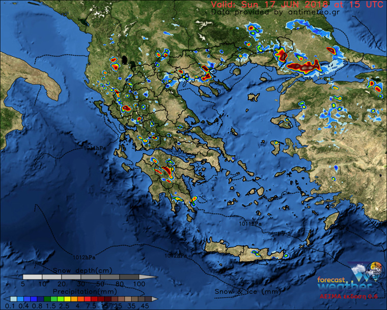Υετός την Κυριακή