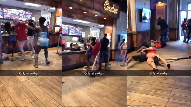 Άγριος τσακωμός μεταξύ γυναικών σε εστιατόριο