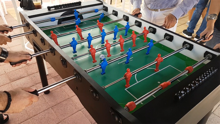 All time classic το ξύλινο ποδοσφαιράκι...