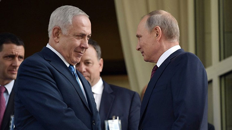 Συνομιλία Πούτιν-Νετανιάχου για την ασφάλεια στη συρο-ισραηλινή μεθόριο