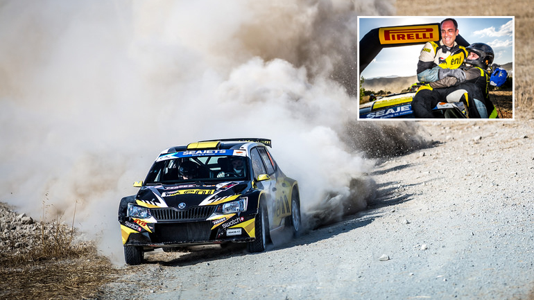 O Σίμος Γαλαταριώτης κέρδισε το Ράλι Κύπρου για 0,6 δευτ.