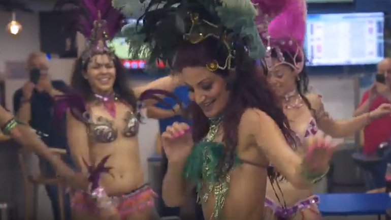 Πρακτορείο ΟΠΑΠ στο ρυθμό της… σάμπα!