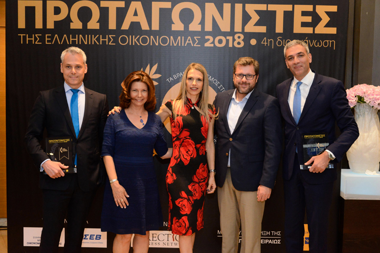 Από αριστερά: Γιώργος Μπακόπουλος (Πρόεδρος & Δ/νων Σύμβουλος FCA Greece), Kορίνα Πατέλη (Δ/τρια Δημοσίων ΣχέσεωνFCA), Σάντρα Δημαρά (PR – Event specialist LeasePlan), Γιώργος Μυτηληναίος (ΙΤ Manager LeasePlan), Kων/νος Πετρούτσος (Αναπληρωτής Δ/νων Σύμβουλος & Οικονομικός Δ/της LeasePlan)