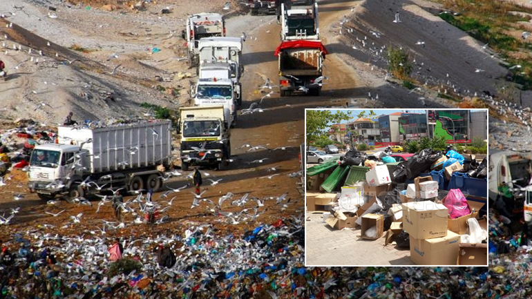 Σε ομηρία το Λεκανοπέδιο από τόνους σκουπιδιών