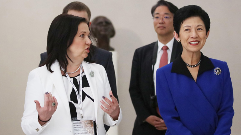 Η πριγκίπισσα της Ιαπωνίας Τακαμάντο στη Ρωσία