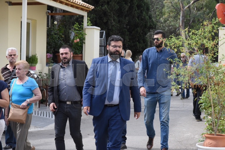 Ο Υφυπουργός αθλητισμού, Γιώργος Βασιλειάδης