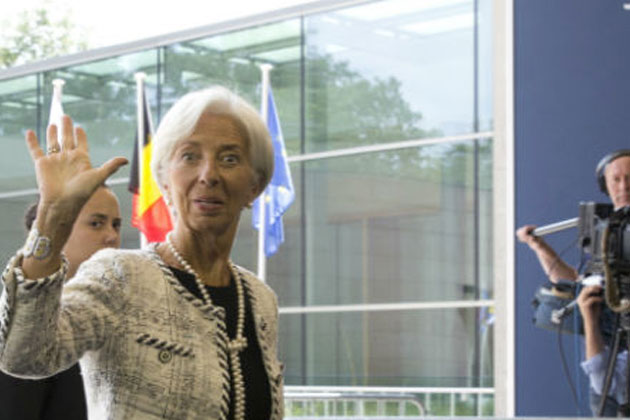 Η Κρ. Λαγκάρντ στη συνεδρίαση του Eurogroup