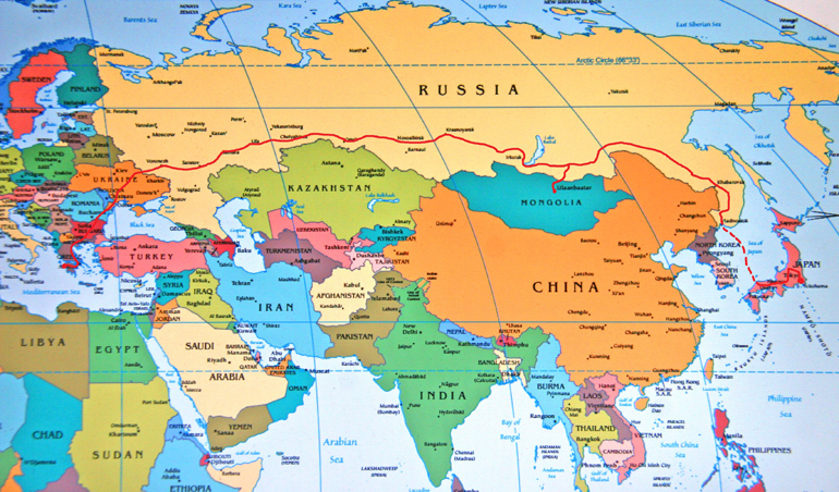 Η διαδρομή στο χάρτη από το ταξίδι που ήδη έχει ξεκινήσει ο Κώστας Μητσάκης