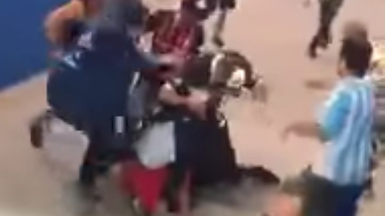 Άγριο ξύλο οπαδών της Αργεντινής σε Κροάτες