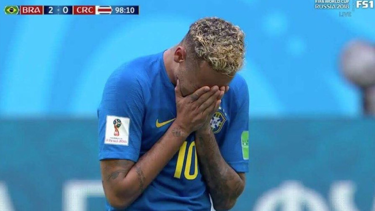 Το κλάμα του Νεϊμάρ μετά τη νίκη της Βραζιλίας!