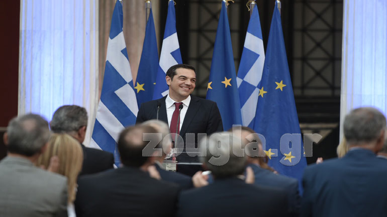 Αλέξης Τσίπρας από το Ζάππειο: «Τα στοιχήματα είναι για να υλοποιούνται» Αλέξης Τσίπρας από το Ζάππειο: «Τα στοιχήματα είναι για να υλοποιούνται»