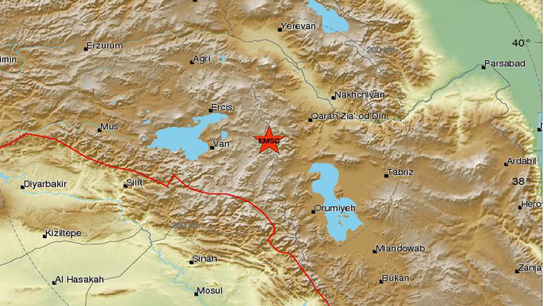 Σεισμός 4,6 Ρίχτερ στην ανατολική Τουρκία