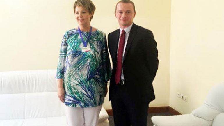 Συνάντηση της Όλγας Γεροβασίλη με τον Γάλλο ομόλογό της